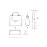 Ashwood Leather Ashwood Leather Twist Lock Handle Bag with Detachable Strap - Tan L36