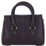 Ashwood Leather Twist Lock Small Shoulder Handbag - Brown L37