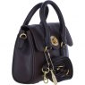 Ashwood Leather Twist Lock Small Shoulder Handbag - Brown L37