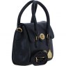 Ashwood Leather Ashwood Leather Twist Lock Medium Shoulder Handbag - Black L38