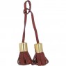 Ashwood Leather Bag Charm - Tan L40