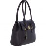 Ashwood Leather Twist Lock Large Shoulder Handbag - Brown L39