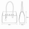 Ashwood Leather Ashwood Leather Twist Lock Large Shoulder Handbag - Brown L39