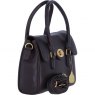 Ashwood Leather Twist Lock Medium Shoulder Handbag - Brown L38
