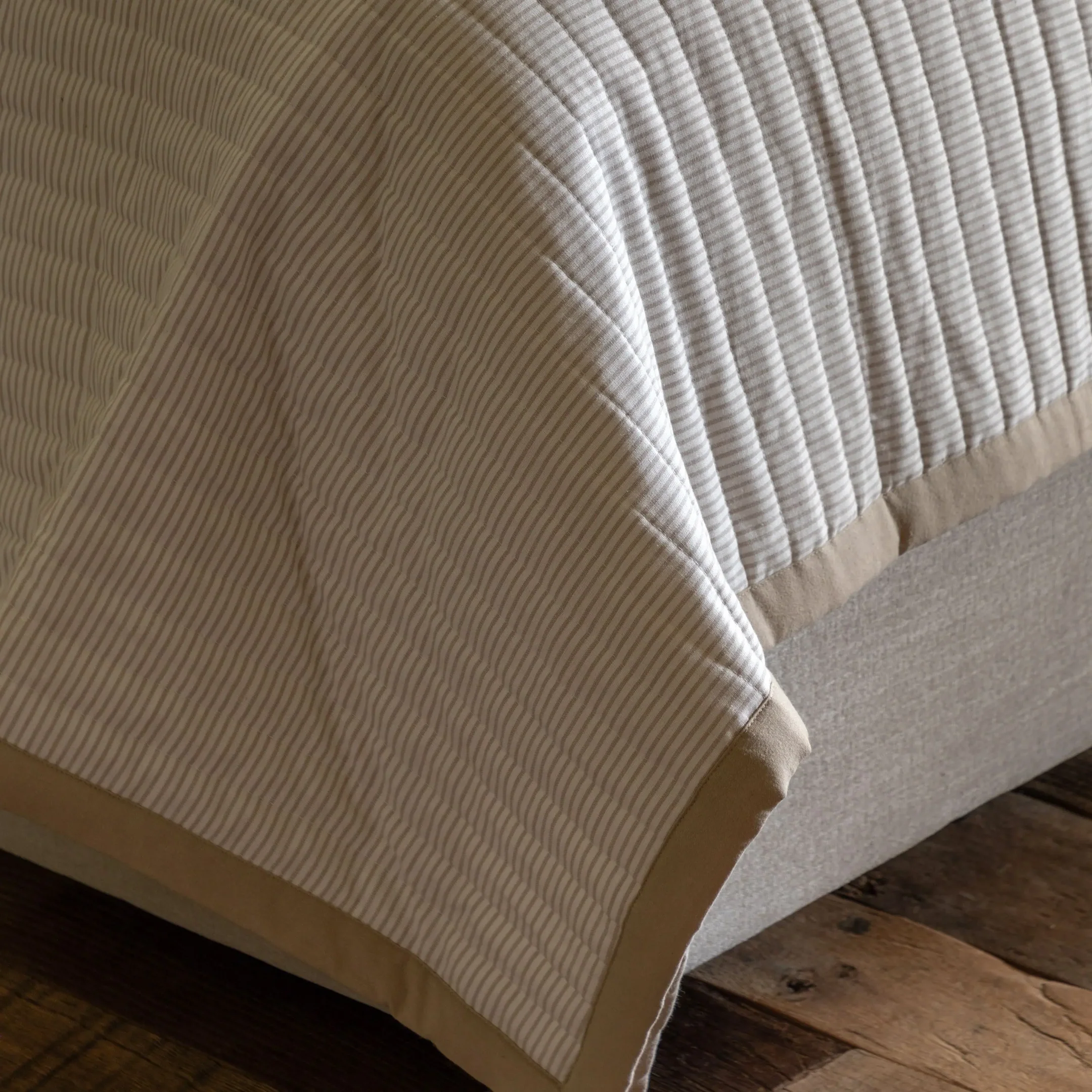 Serene Quilted Bedspread Oatmeal 2600x2400mm