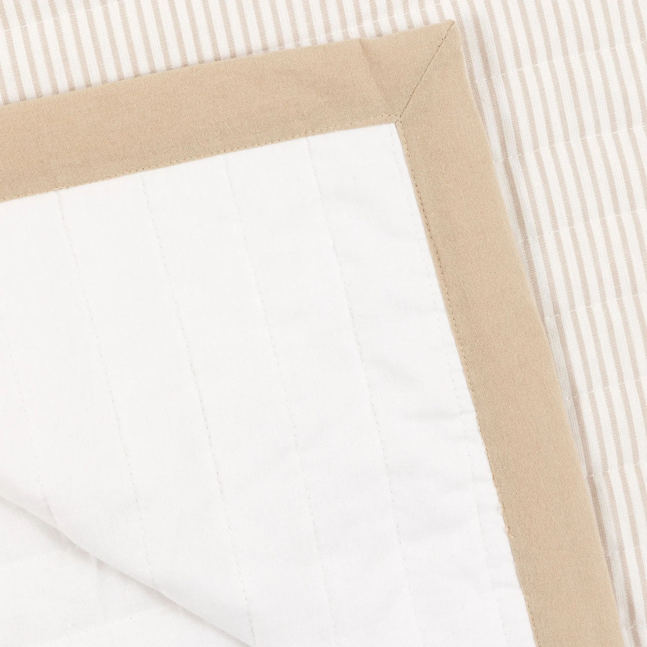 Serene Quilted Bedspread Oatmeal 2600x2400mm