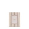 Stripe Photo Frame Olive & Fawn - 2 Pack
