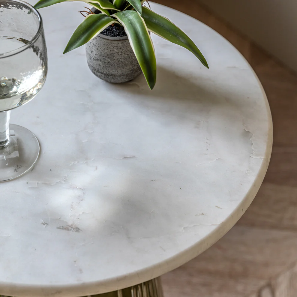 Seville Side Table Dusk/White