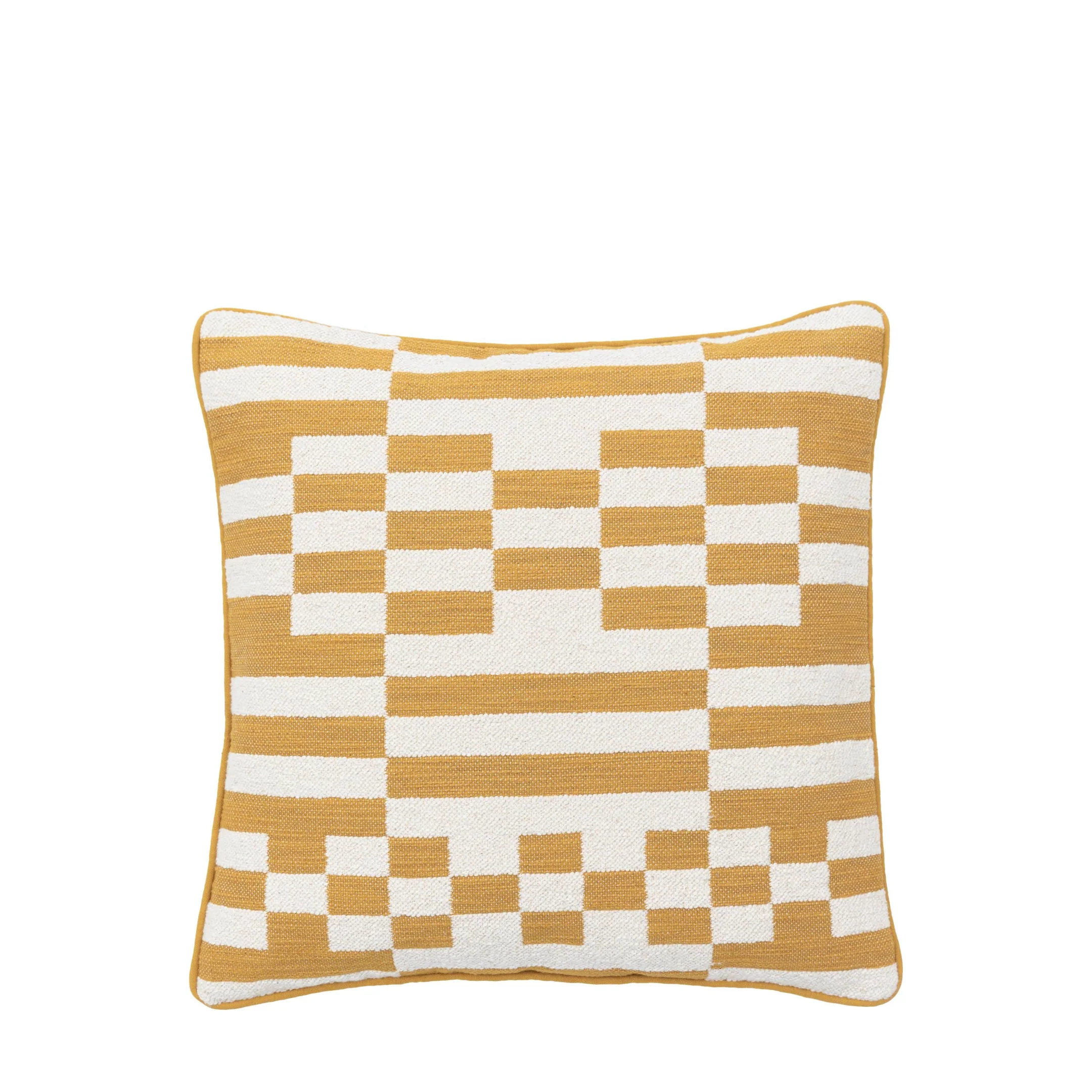 Gallery Direct Lohko Woven Cushion - Ochre