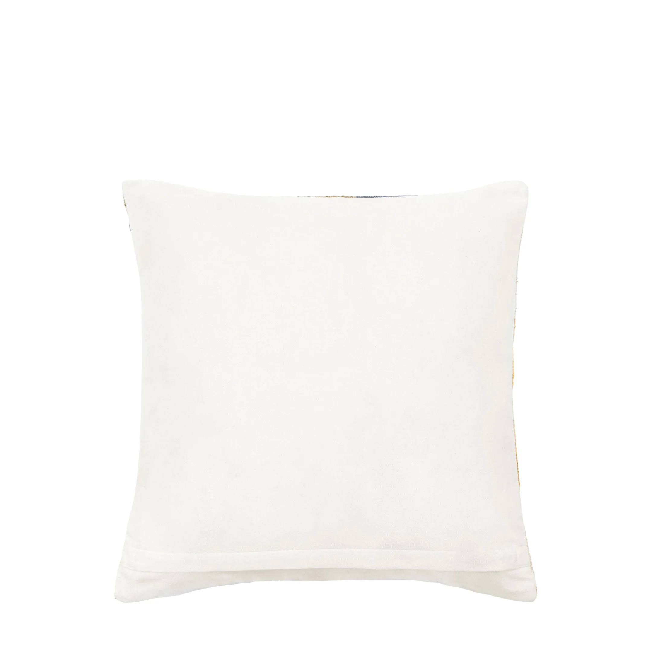Gallery Direct Quinn Jaquard Cushion - Ochre & Navy