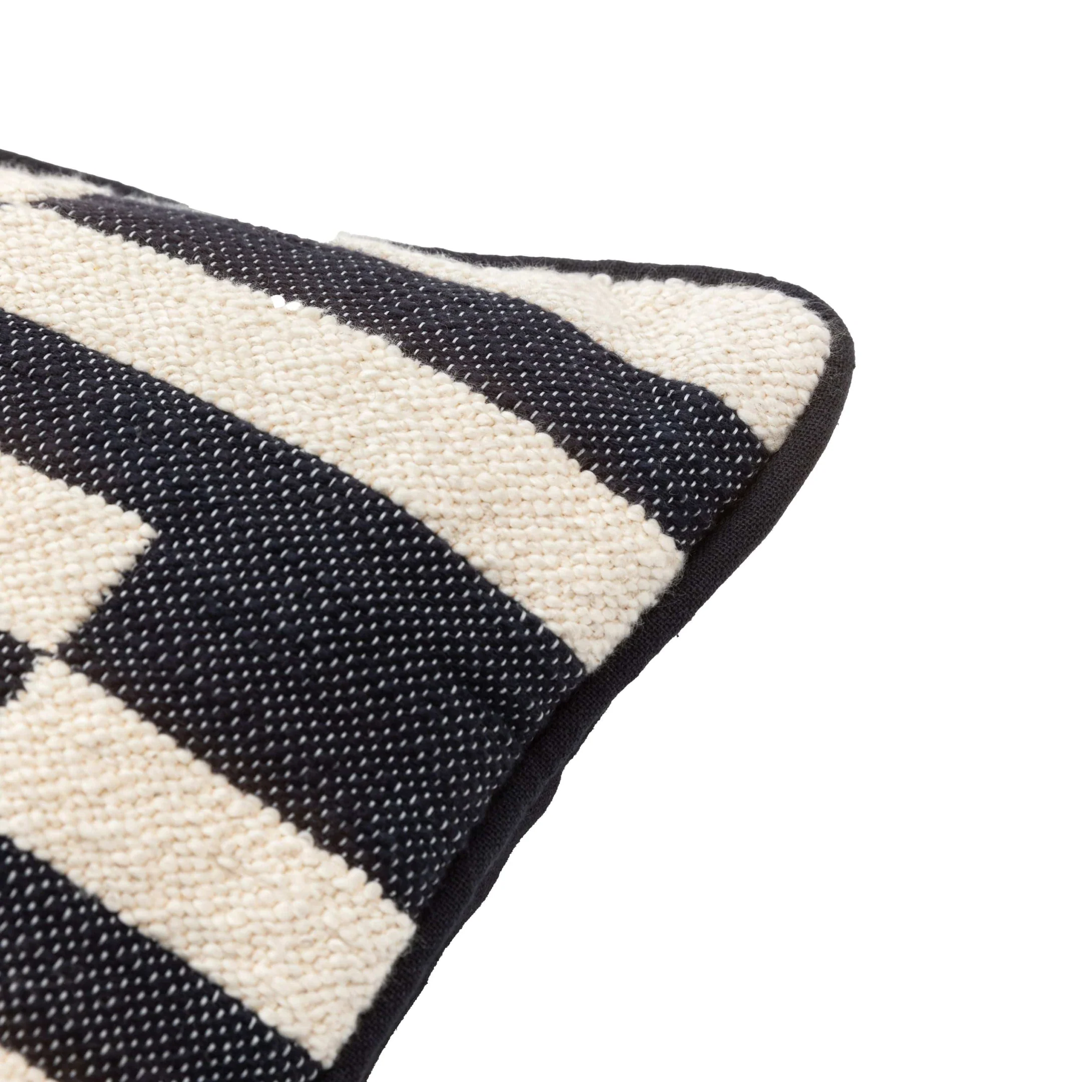 Gallery Direct Gallery Direct Lohko Woven Cushion - Ink