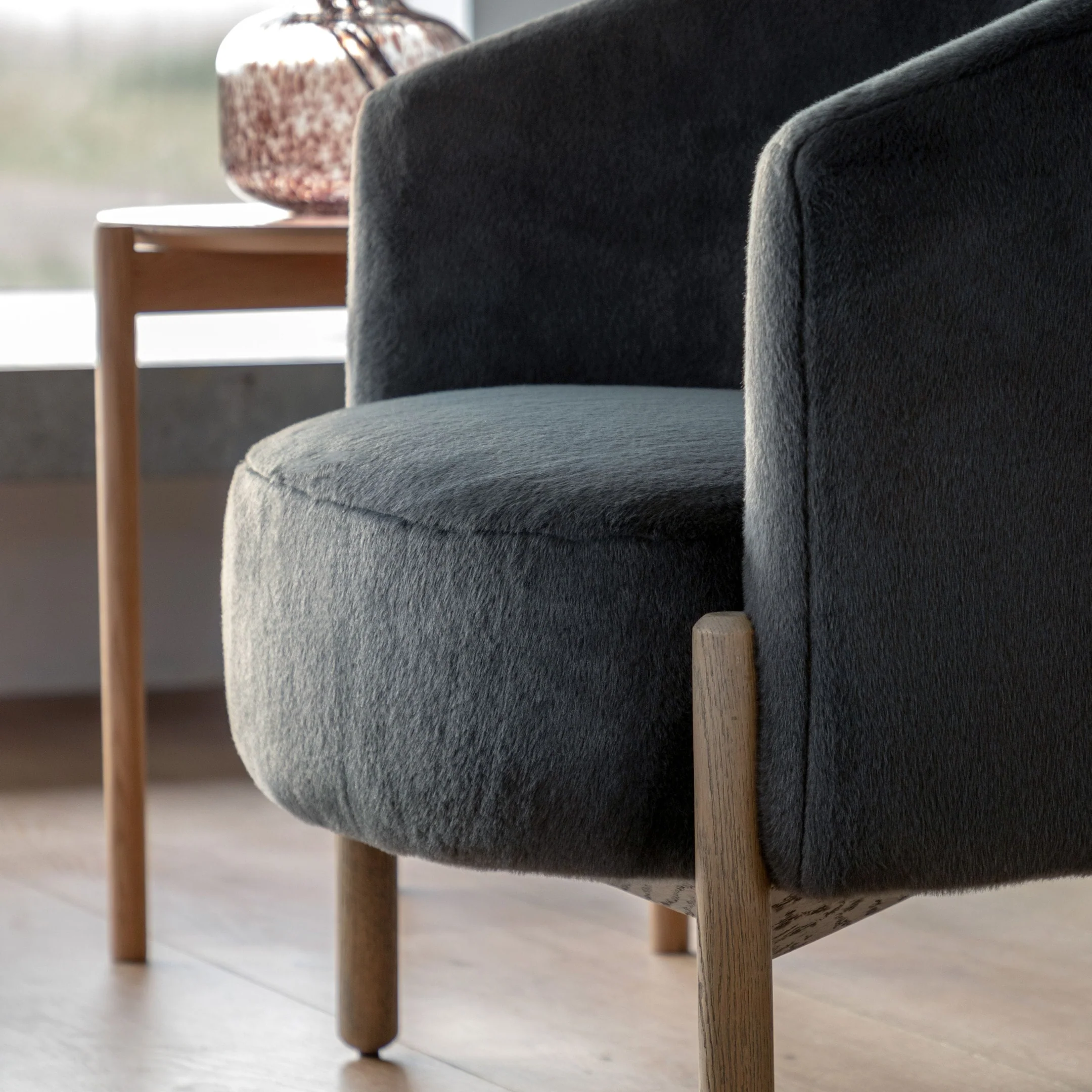 Gallery Direct Tindon Armchair - Alaska Graphite