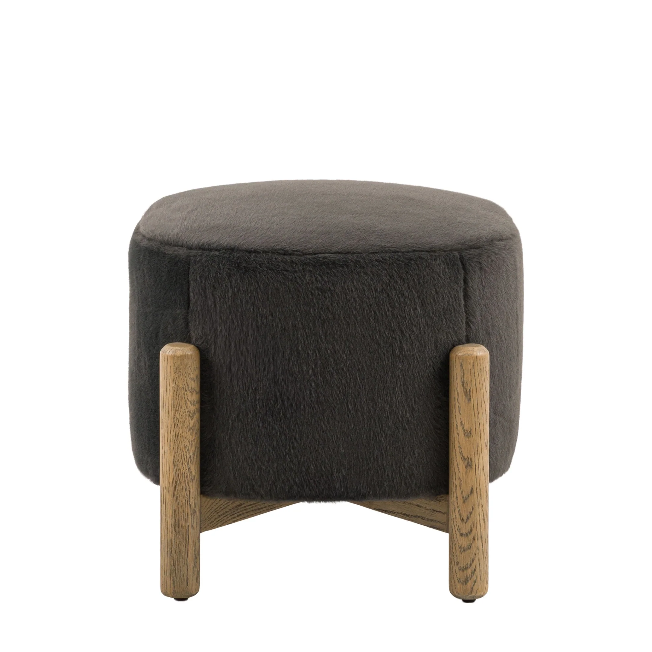Gallery Direct Tindon Footstool - Alaska Graphite