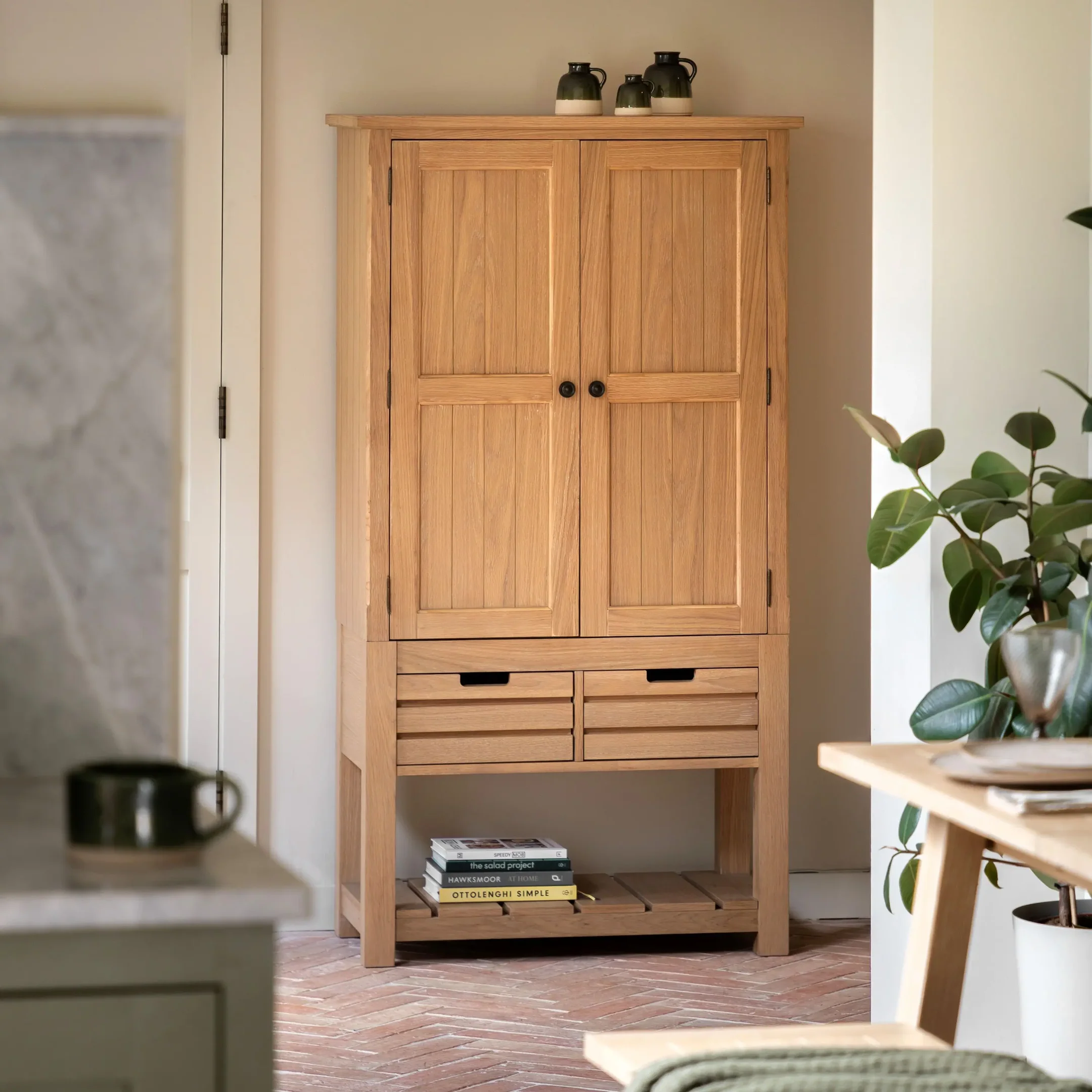 Eton Larder Cupboard Natural