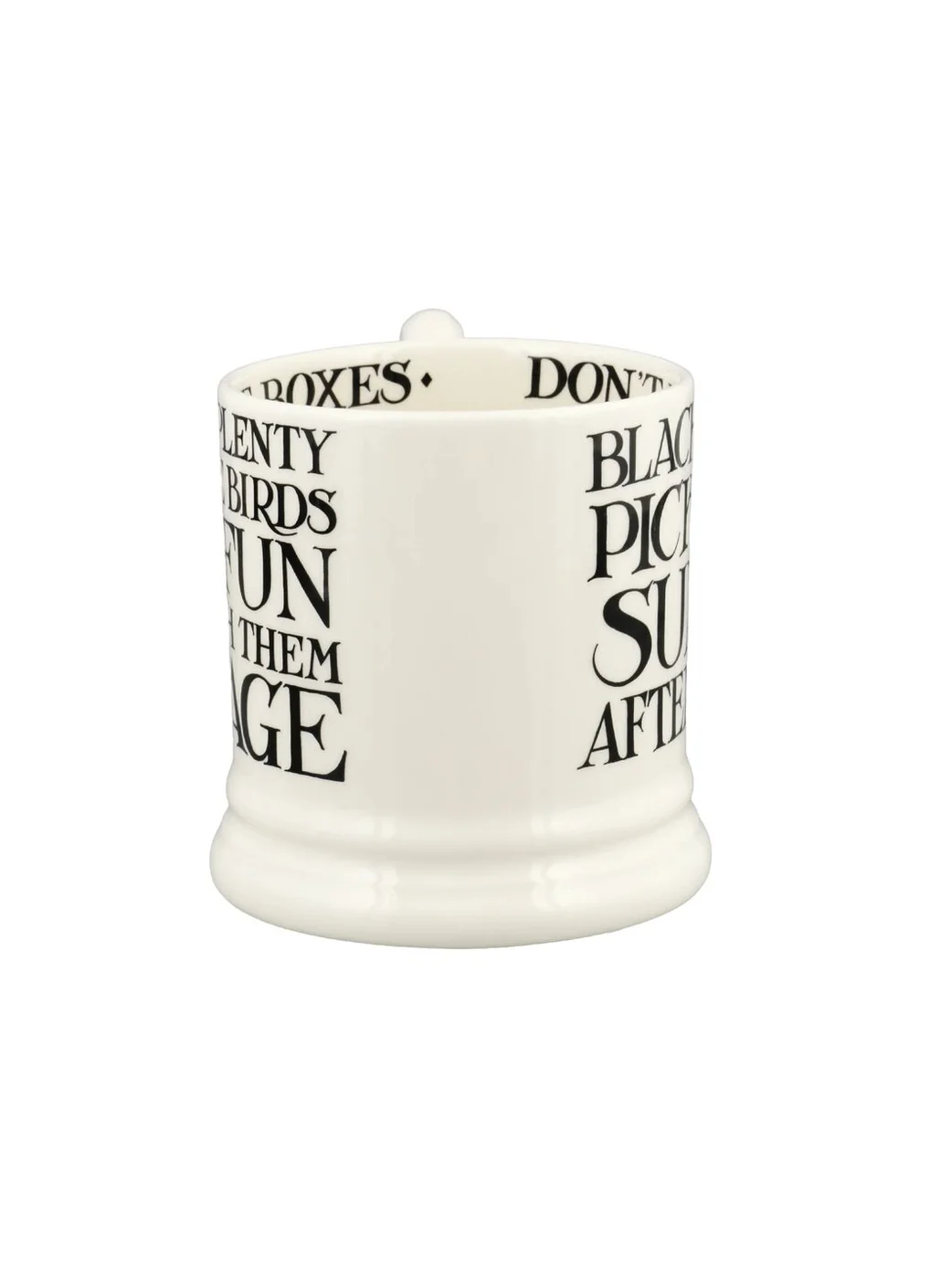 Emma Bridgewater Black Toast Blackberry 1/2 Pint Mug