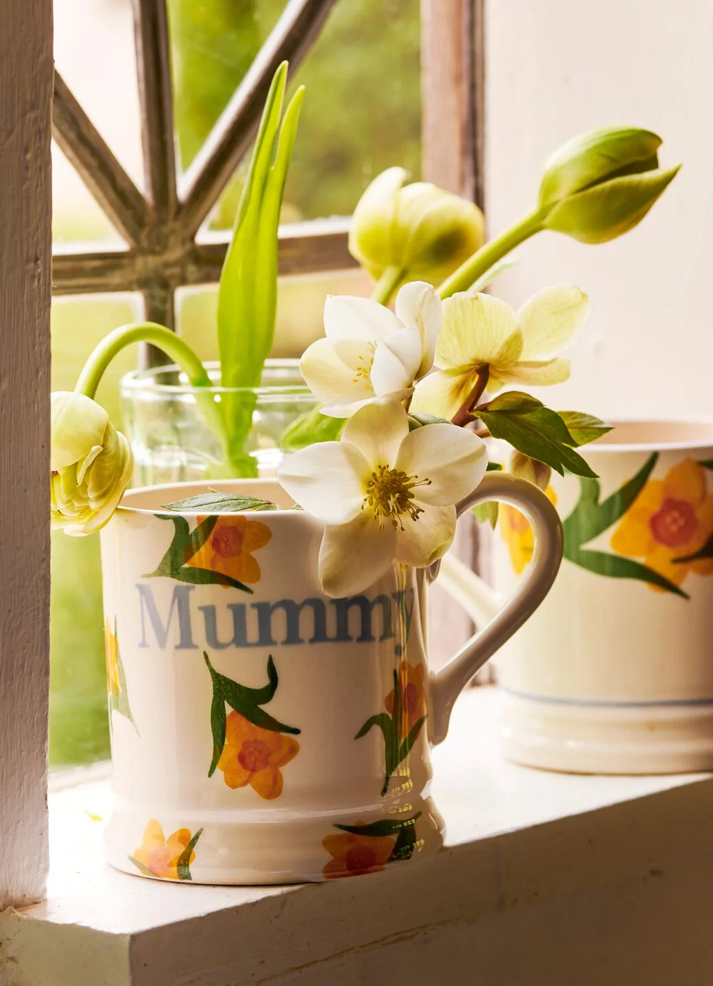 Emma Bridgewater Emma Bridgewater Windblown Daffodils Mummy 1/2 Pint Mug