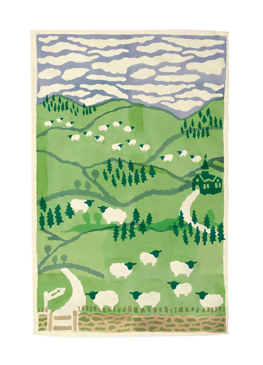 Emma Bridgewater Mountain Sheep Tea Towel