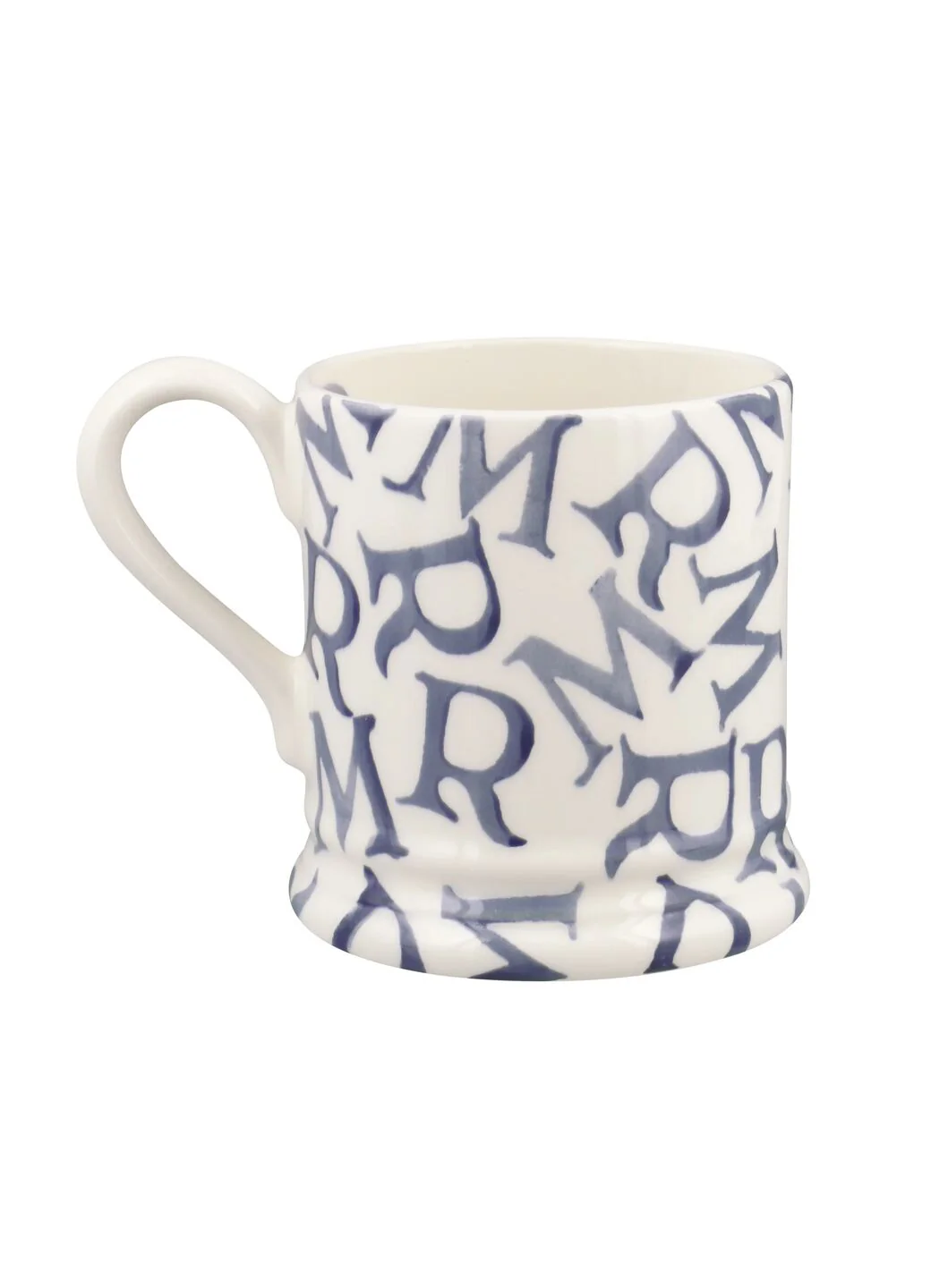 Emma Bridgewater M.R Blue 1/2 Pint Mug