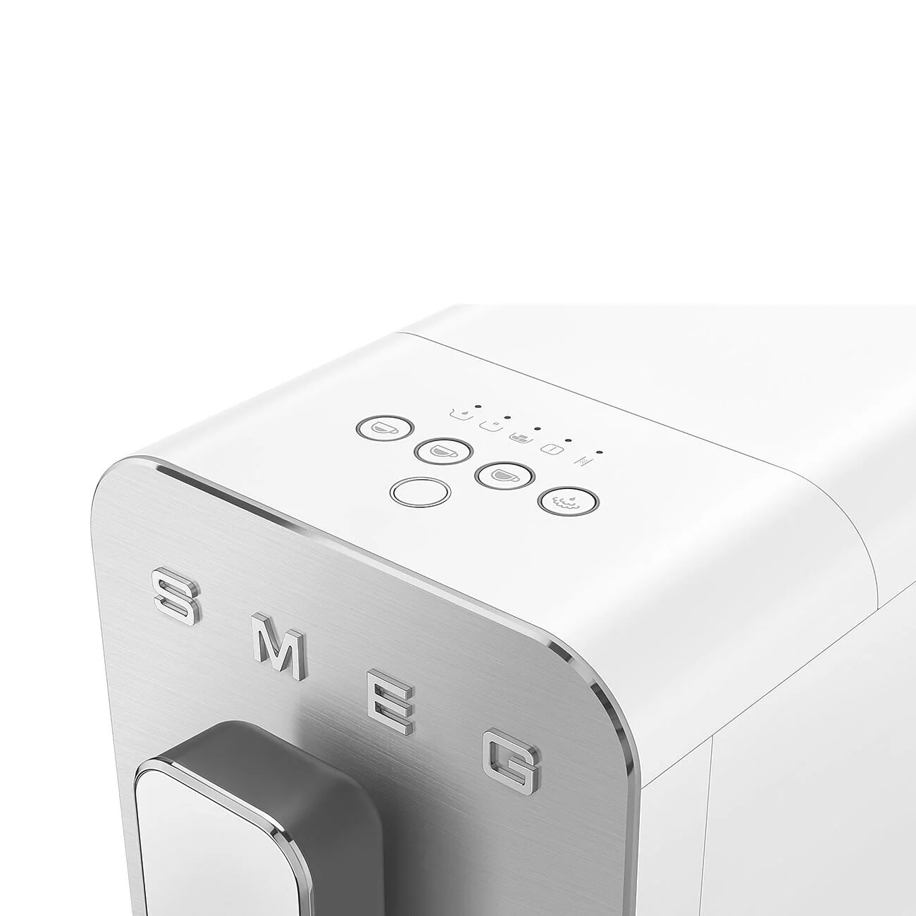 SMEG Bean To Cup Coffee Machine - Matte White