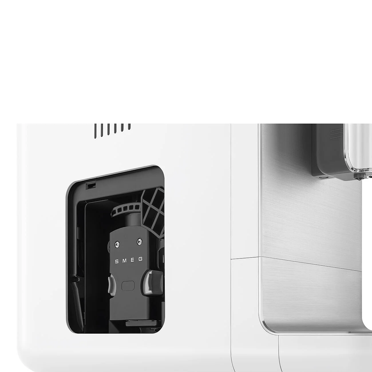 SMEG Bean To Cup Coffee Machine - Matte White