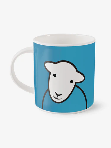 Herdy Hello Ewe Mug - Blue