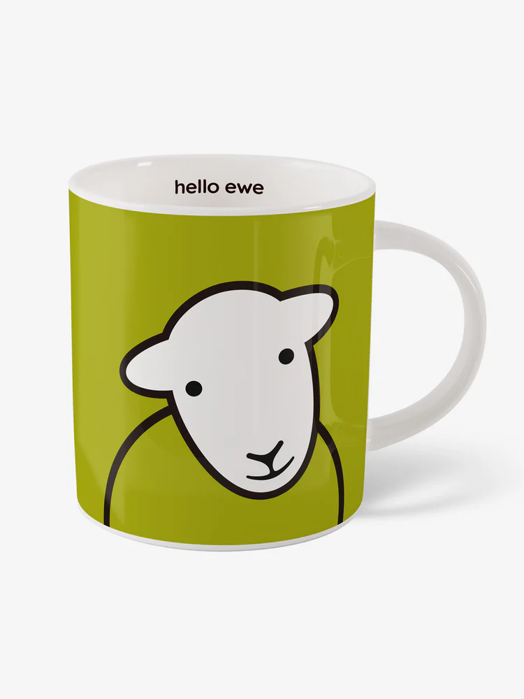 Herdy Hello Ewe Mug - Green