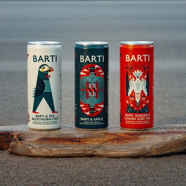 Barti Rum Apple & Barti Cocktail Can 250ml