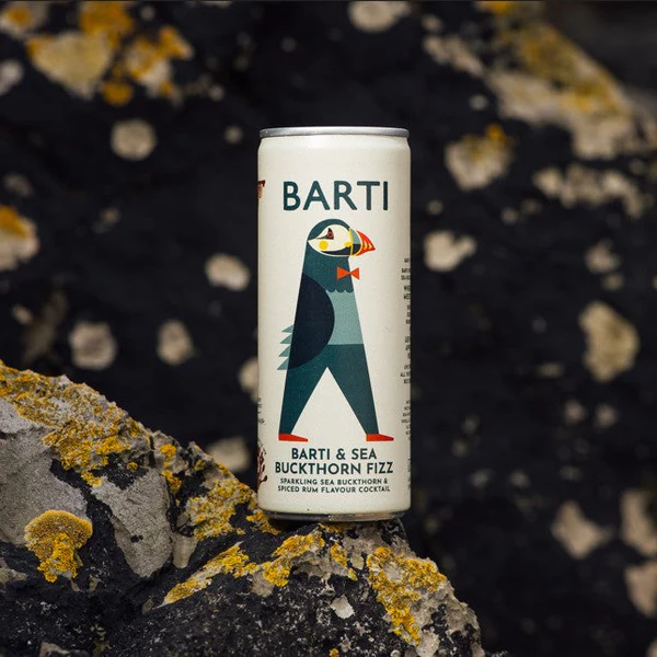 Barti Rum Barti & Sea Buckthorn Fizz Cocktail Can 250ml