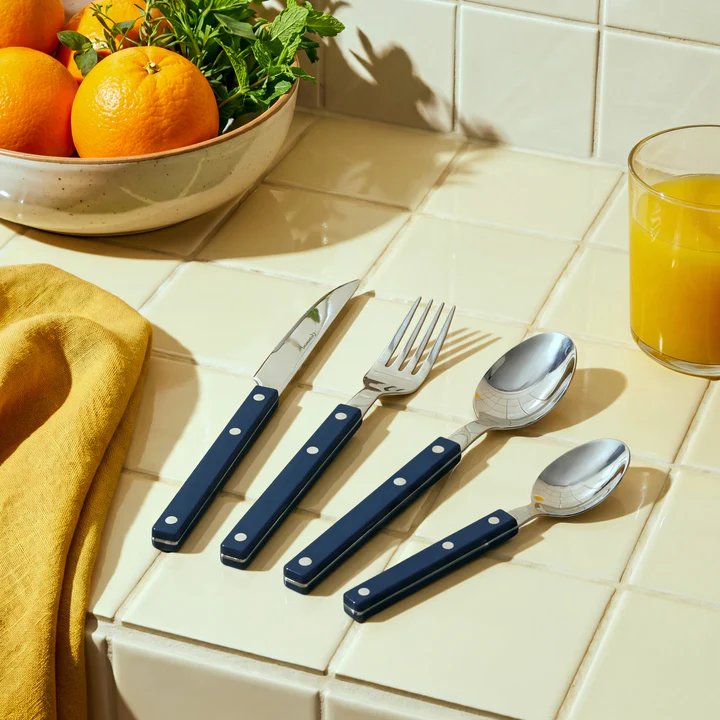 Grunwerg Bistro 24 Piece Cutlery Set - Blue