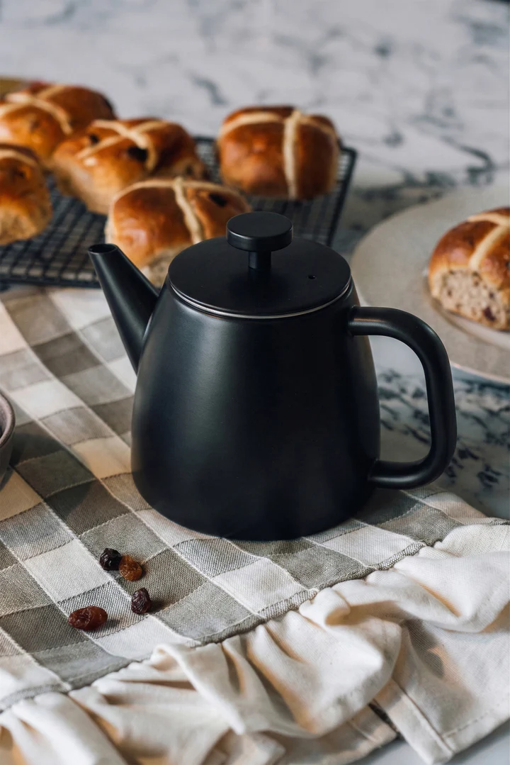 Grunwerg Café Ole Kelham Double Wall Teapot 600ML Black
