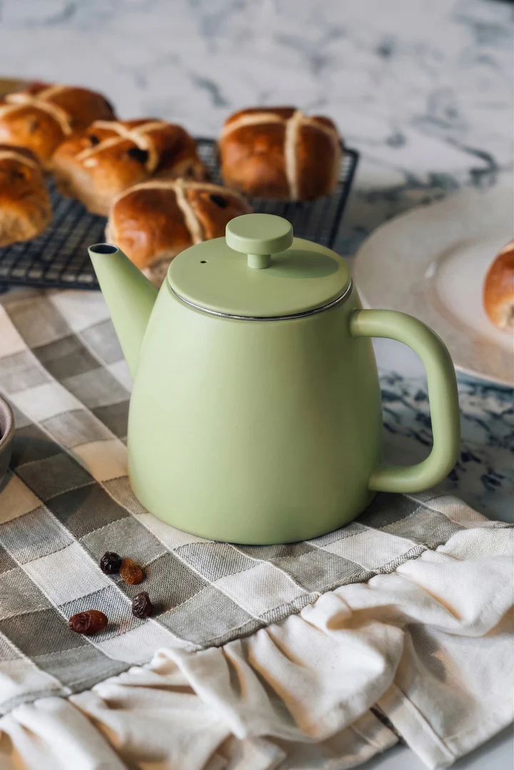 Grunwerg Café Ole Kelham Double Wall Teapot 600ML Green