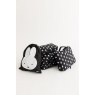 Miffy Packing Cubes 5 Piece Set - Black & White