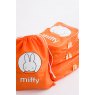 Miffy Packing Cubes 4pc Set Orange With White Bunny