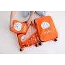 Miffy Miffy Packing Cubes 4pc Set Orange With White Bunny