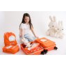 Miffy Miffy Packing Cubes 4pc Set Orange With White Bunny