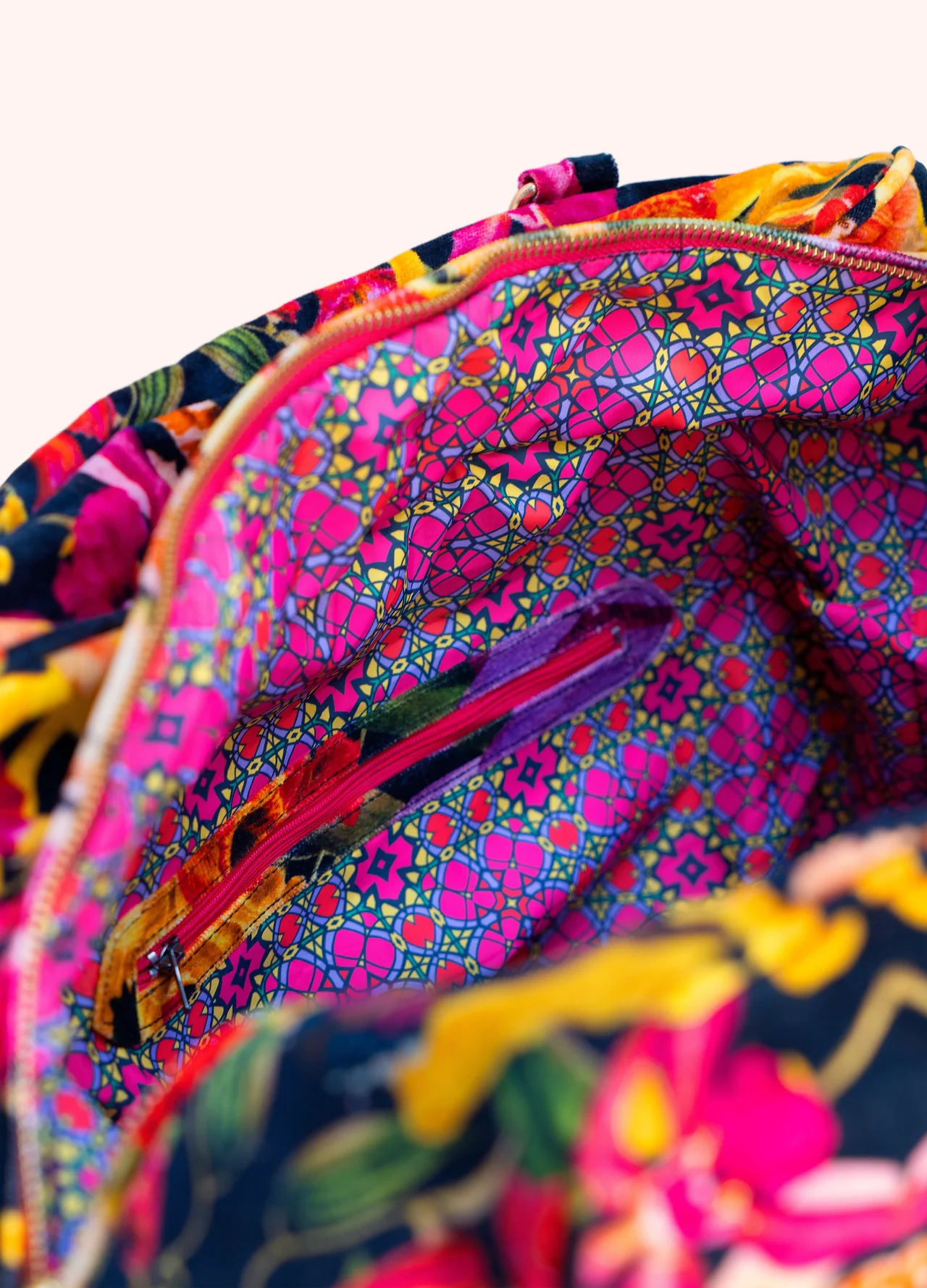 Powder Powder Lux Weekend Bag - Botanical Kaleidescope