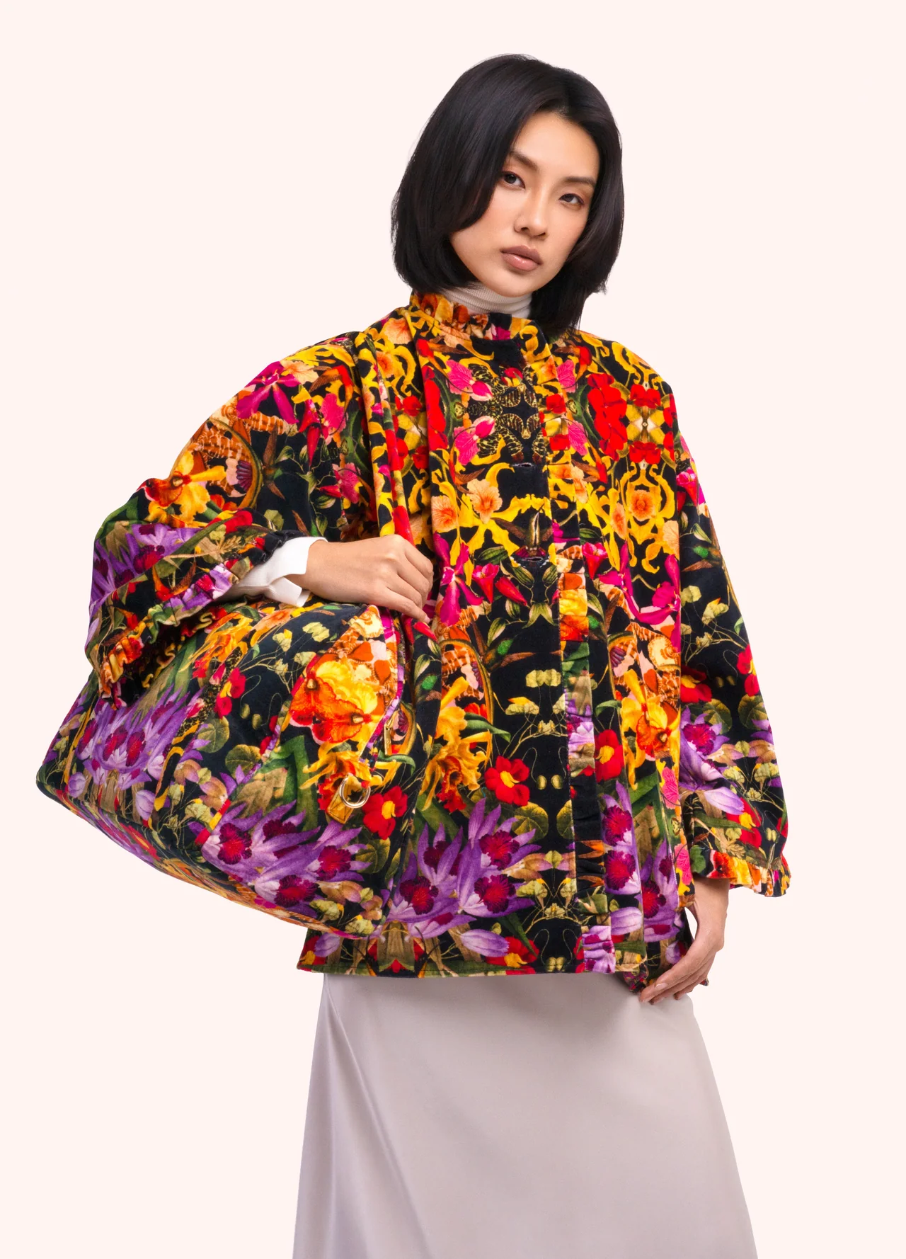 Powder Powder Lux Weekend Bag - Botanical Kaleidescope