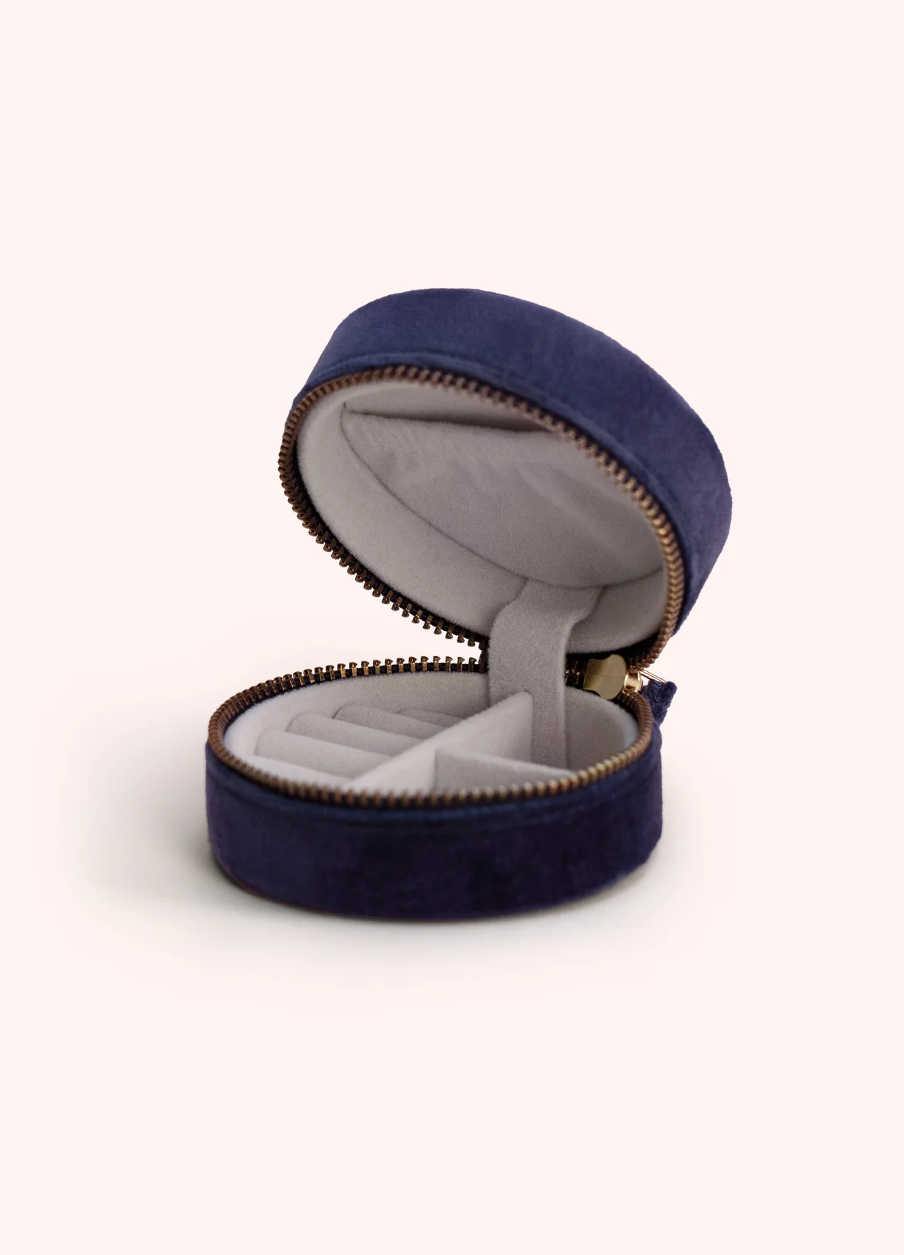 Powder Navy Floral Hedgerow Jewellery Box