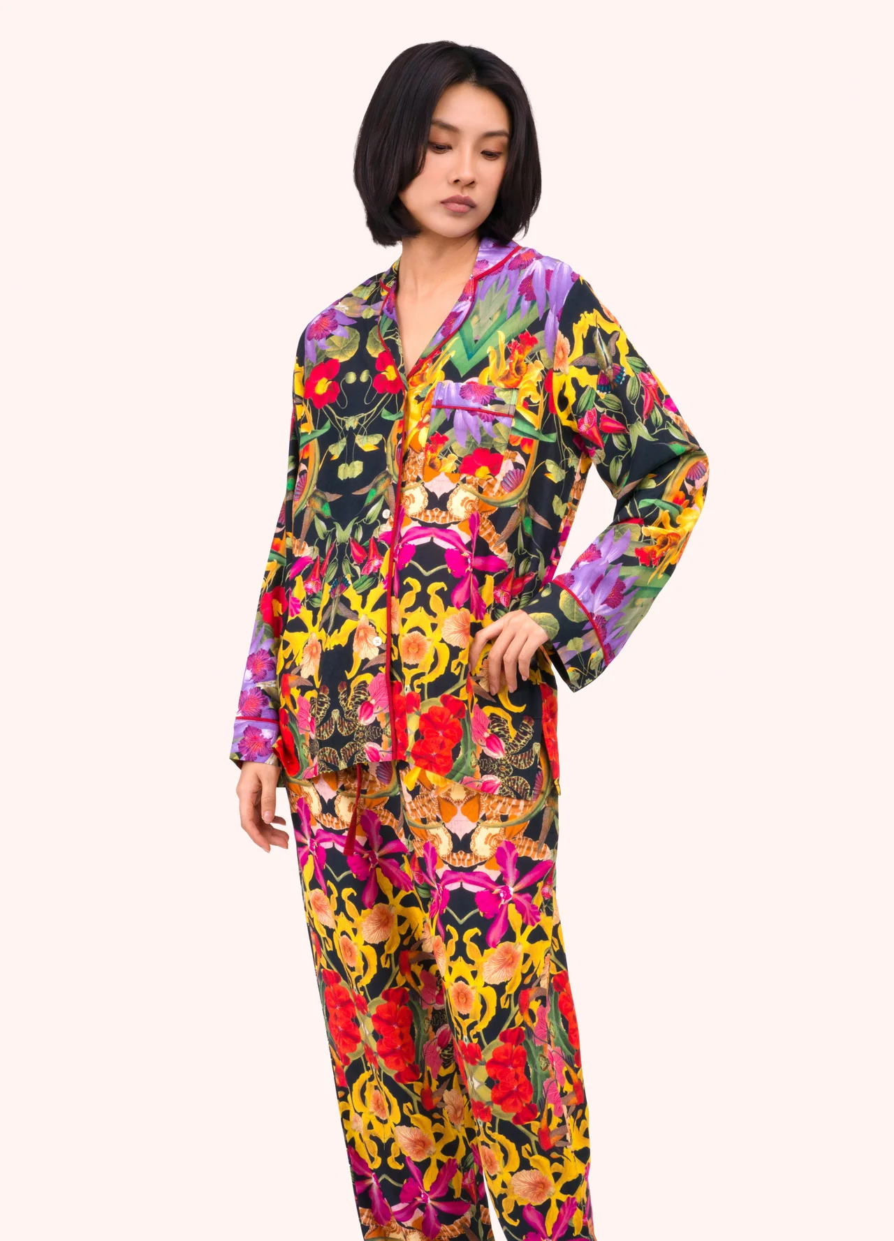 Powder Botanical Kaleidescope Long Pyjamas