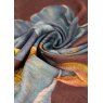 Powder Wool Mix Scarf - Iris
