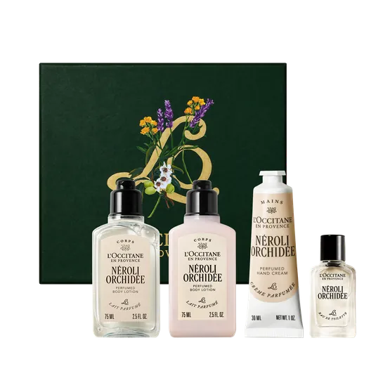 L'Occitane Neroli & Orchidee (Neroli Ochidee) Body Collection 4Piece