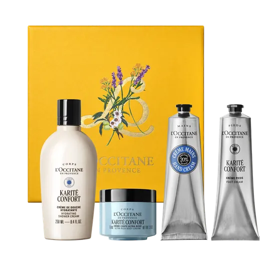 L'Occitane Shea Butter (Karite) Body Care Collection 4piece