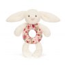 Jellycat  Jellycat Blossom Cream Bunny Berry Ring Rattle