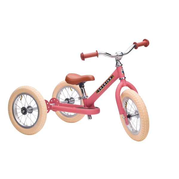 Trybike 2 in 1 Steel Balance Bike & Trike - PINK