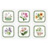 Exotic Botanic Garden Coasters Set Of 6