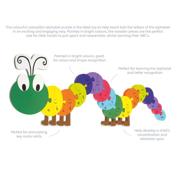 Alphabet Caterpillar Puzzle