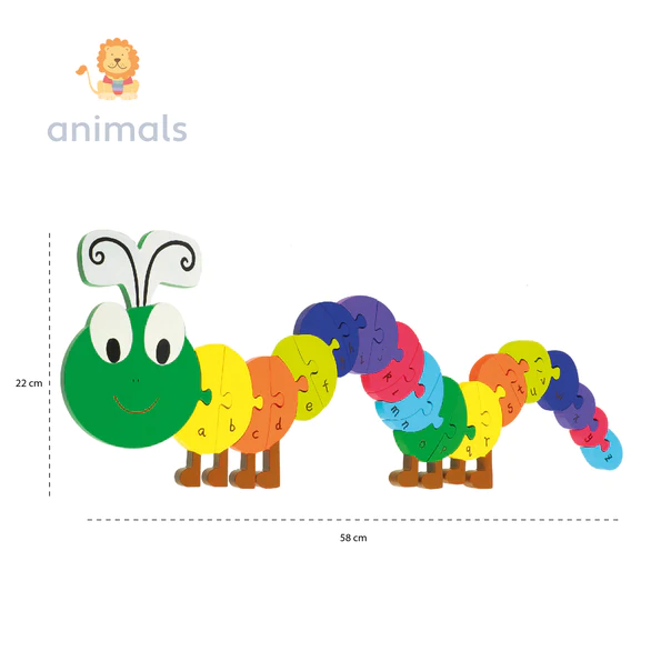 Orange Tree Alphabet Caterpillar Puzzle