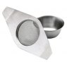 Le’Xpress Stainless Steel Double Handled Tea Strainer
