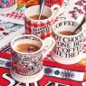 Emma Bridgewater Black Toast All Over Writing 1/2 Pint Mug