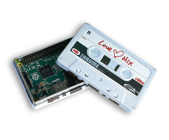 Vintage Cassette Tapes Storage Tin
